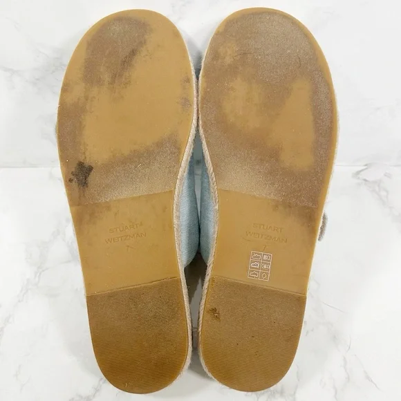 Stuart Weitzman Tomi Pearl Espadrille Slides - Picture 15 of 15